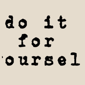 do it for yourself - Cushion cover Design